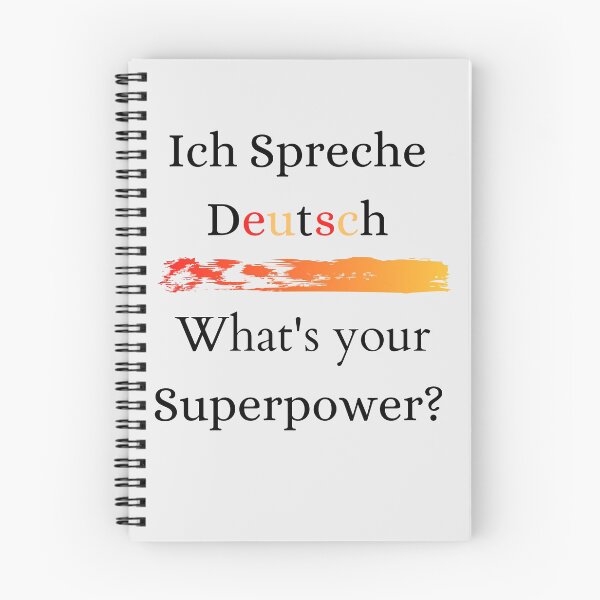 Artikelvorschau, Ich Spreche Deutsch, Was ist deine Superkraft? entworfen und verkauft von Fueled by plants by Pep M.C..