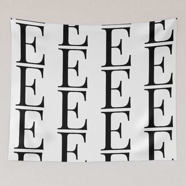 Item preview, Letter E in a Classic Font designed and sold by Kaitlyn Hart.