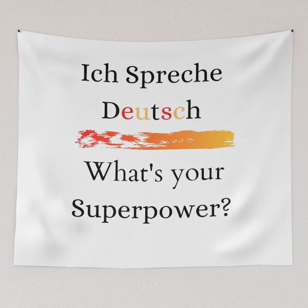 Item preview, Ich Spreche Deutsch, What's your Super Power? designed and sold by Fueled by plants by Pep M.C..