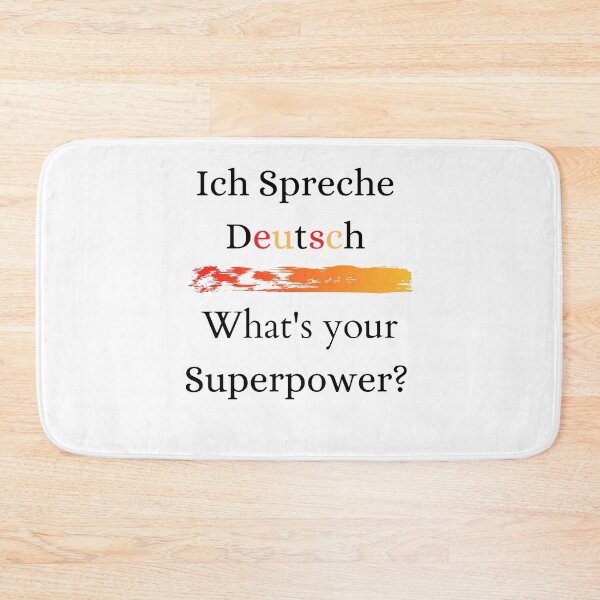 Item preview, Ich Spreche Deutsch, What's your Super Power? designed and sold by Fueled by plants by Pep M.C..