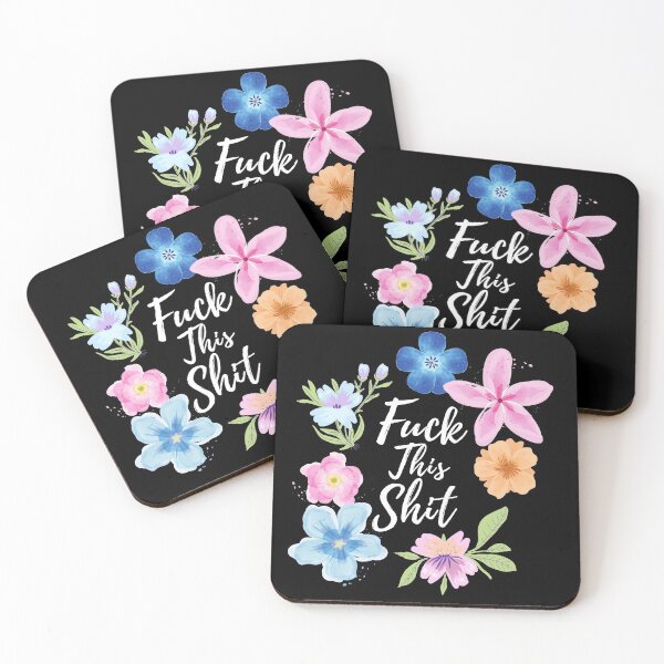 Item preview, Fuck This Shit Floral designed and sold by DeeXdesigns.