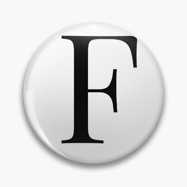 Item preview, Copy of Letter F in a Classic Font designed and sold by Kaitlyn Hart.