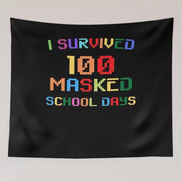 Item preview, I Survived 100 Masked School Days Gamer 100 Days Of School designed and sold by YourgiftShop.