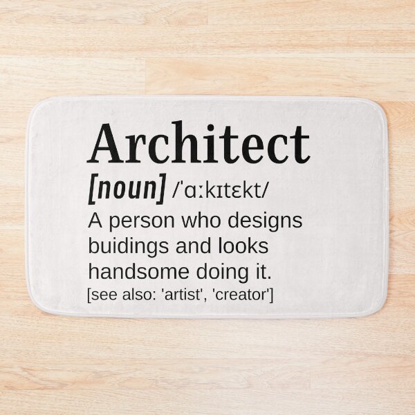 Item preview, Male Handsome Architect Funny Definition Designs Buildings designed and sold by DefinitionX.
