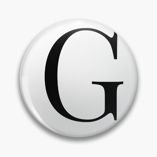 Item preview, Letter G in a Classic Font designed and sold by Kaitlyn Hart.