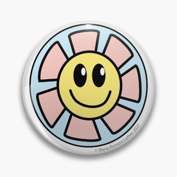 Item preview, Primary Colors Pastel Happy Flower designed and sold by mariameep.