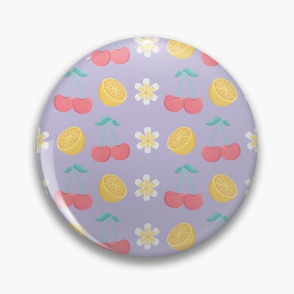 Item preview, Cherries And Flowers Seamless Pattern designed and sold by chulitad.