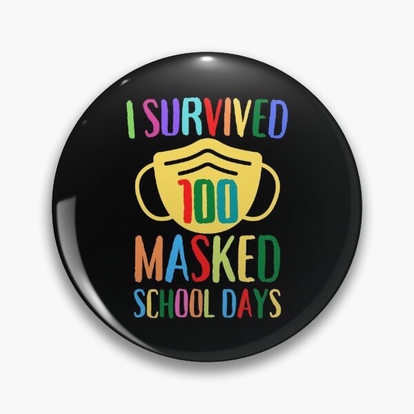 Item preview, I Survived 100 Masked School Days Mask 100 Days Of School designed and sold by YourgiftShop.