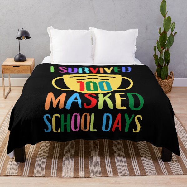 Item preview, I Survived 100 Masked School Days Mask 100 Days Of School designed and sold by YourgiftShop.