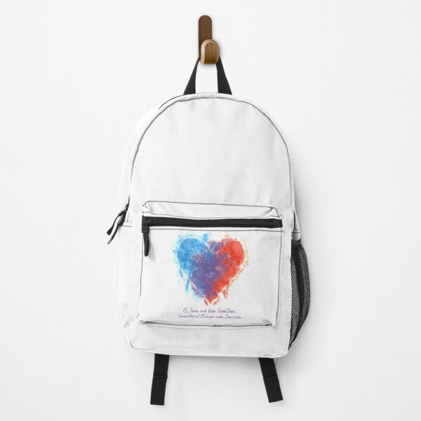 Item preview, Watercolor Red & Blue Heart with Message designed and sold by SassMonkey.