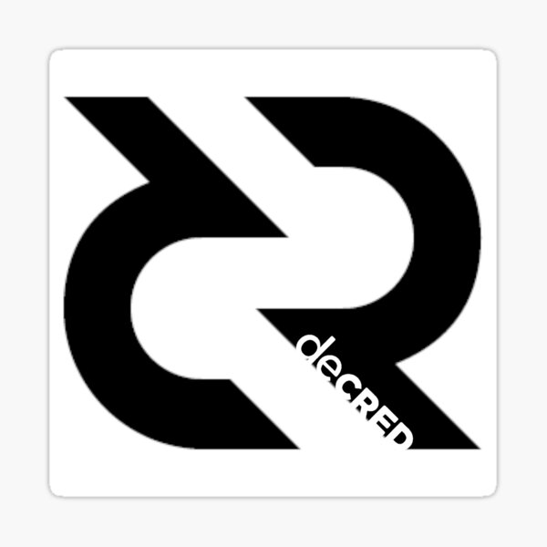 (sticker) Decred Logo © v4 (Design timestamped by https://timestamp.decred.org/) Sticker