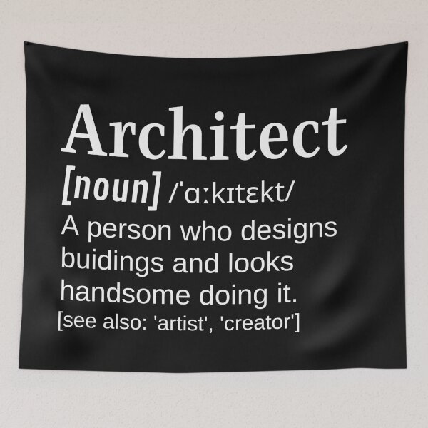 Item preview, Handsome Architect Funny Definition Building Designer designed and sold by DefinitionX.