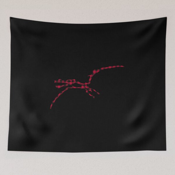 Item preview, Red Buffalo Plaid Pterosaurs Dinosaur Skeleton Gift designed and sold by leofel.