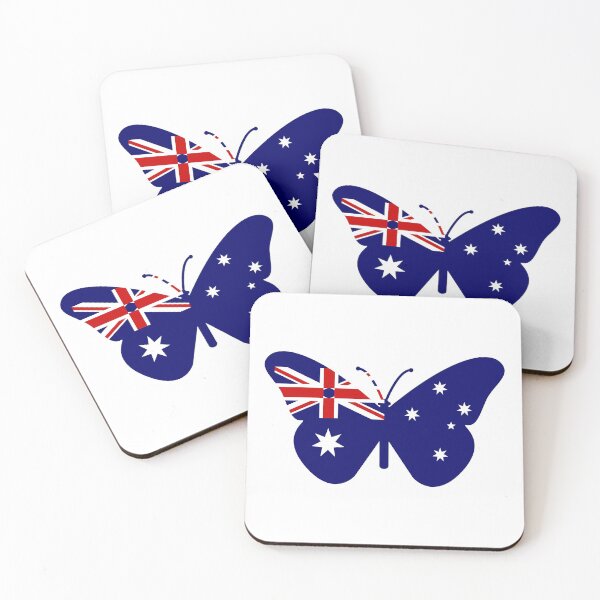 Item preview, Australian Butterfly Flag Design  designed and sold by Design-Maniya.