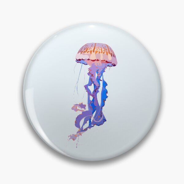 Item preview, Purple and Blue Jellyfish Illustration designed and sold by Kyle Smithgall.