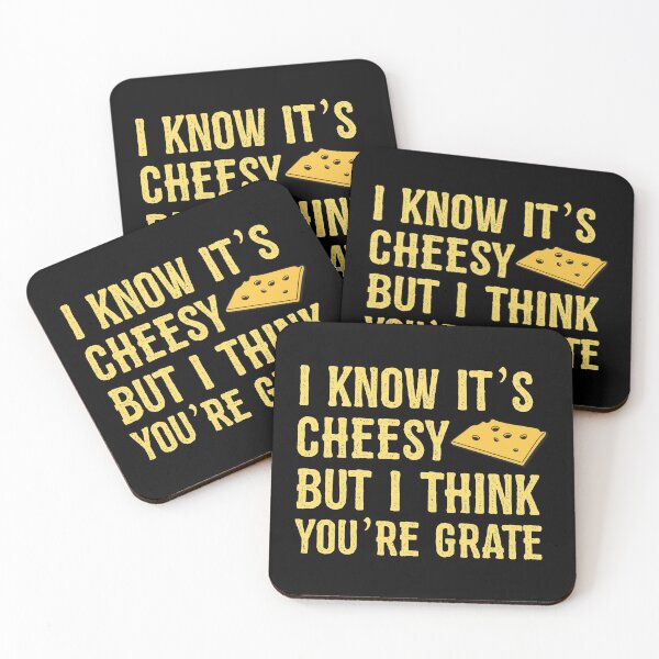 Item preview, I Know It's Cheesy But I Think You're Grate, Funny Baking Humor, Best Cheese Lover Gift designed and sold by UMED :).