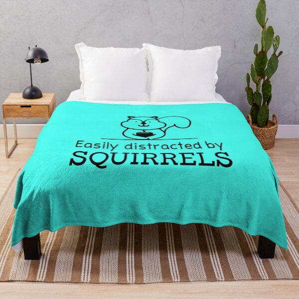 Item preview, Easily distracted by Squirrels designed and sold by JustGift.
