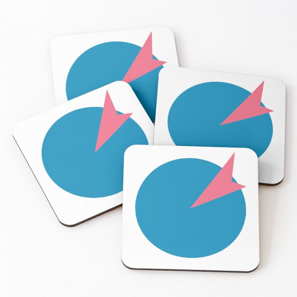 Item preview, Hot Coral into Blue Circle - Geometric  designed and sold by chazmundo.