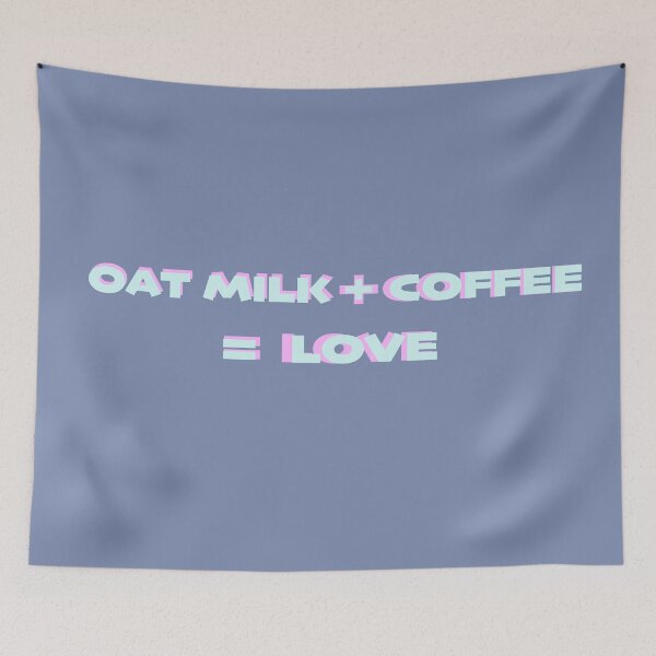 Item preview, oat milk and coffee- vegan  designed and sold by Jasbbr15.