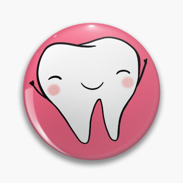 Item preview, Happy Tooth (pink) designed and sold by Happimola Designs.