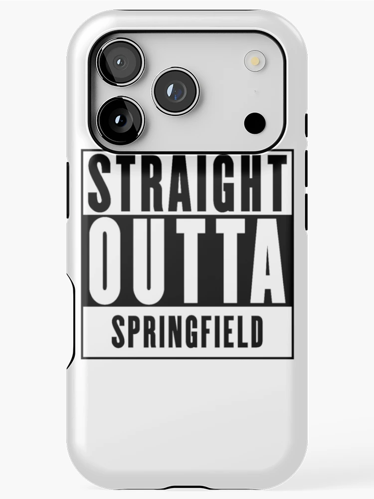 Thumbnail 1 of 4, iPhone Case, Straight Outta Springfield designed and sold by RandomStuffShop.