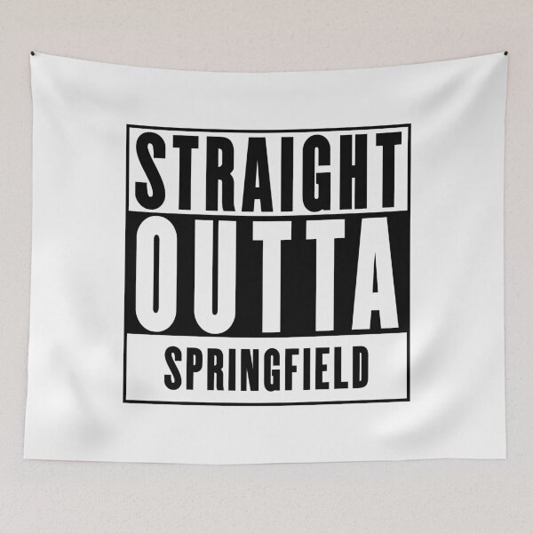 Item preview, Straight Outta Springfield designed and sold by RandomStuffShop.