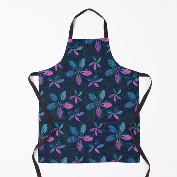 Item preview, Teal Blue Hawaiian Tiare Pattern designed and sold by sunnthreads.
