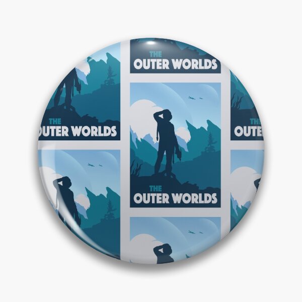 Item preview, The Outer Worlds - Minimalist Travel Style - Video Game Art designed and sold by PopCultArcade.