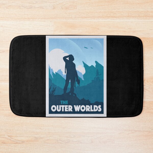 Item preview, The Outer Worlds - Minimalist Travel Style - Video Game Art designed and sold by PopCultArcade.