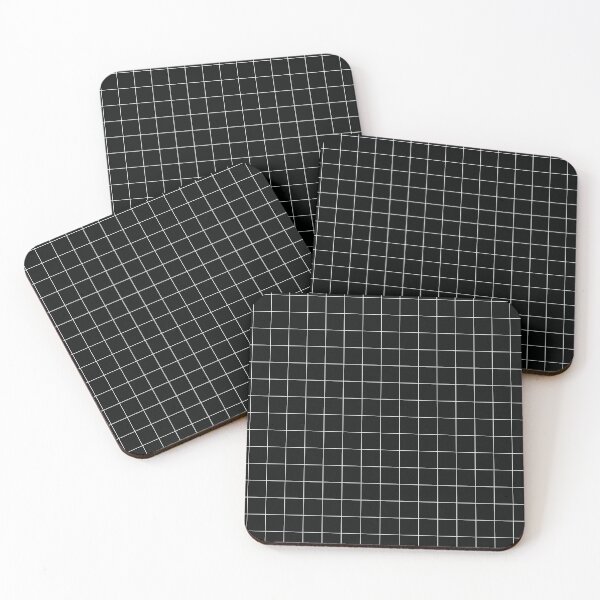 Item preview, Black and White Grid Pattern Graph Check Geometric Pattern designed and sold by thelustrous.