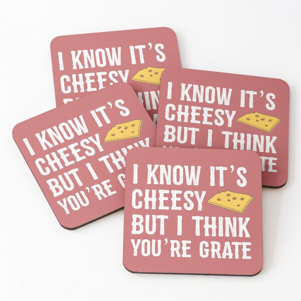 Item preview, I Know It's Cheesy But I Think You're Grate, Funny Baking Humor, Best Cheese Lover Gift designed and sold by UMED :).