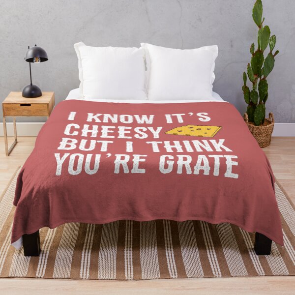 Item preview, I Know It's Cheesy But I Think You're Grate, Funny Baking Humor, Best Cheese Lover Gift designed and sold by UMED :).