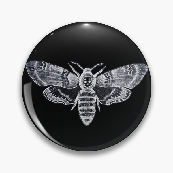 Item preview,  Acherontia Atropos Skull Butterfly Moth designed and sold by Ailuigidlos.