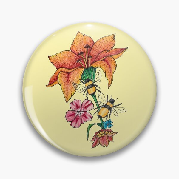 Item preview, bumblebees designed and sold by Grace Pinkstone.