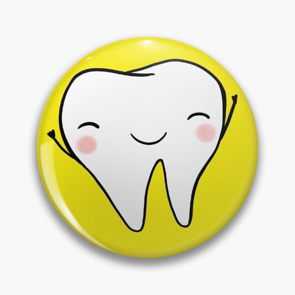 Item preview, Happy Tooth (yellow) designed and sold by Happimola Designs.