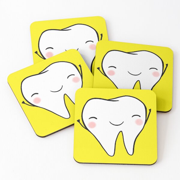 Item preview, Happy Tooth (yellow) designed and sold by Happimola Designs.