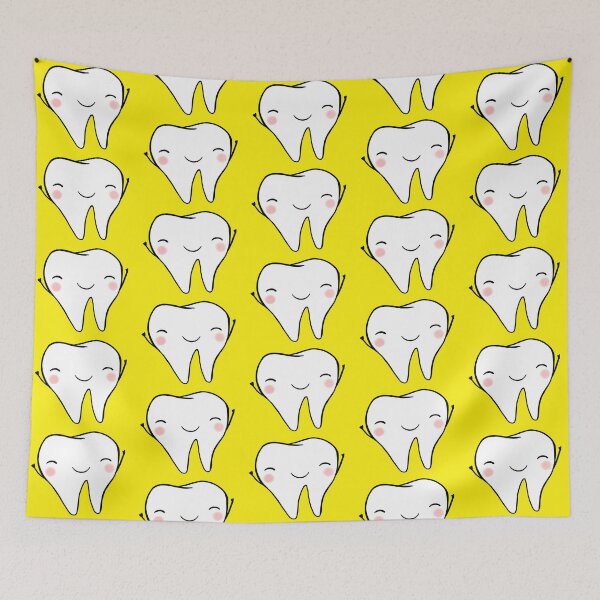 Item preview, Happy Tooth (yellow) designed and sold by Happimola Designs.