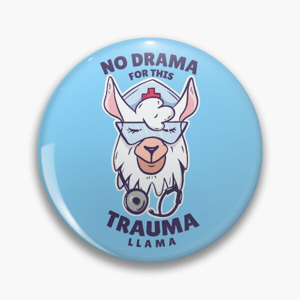 Item preview, Drama for this trauma llama Cute Nurse designed and sold by Piztees.