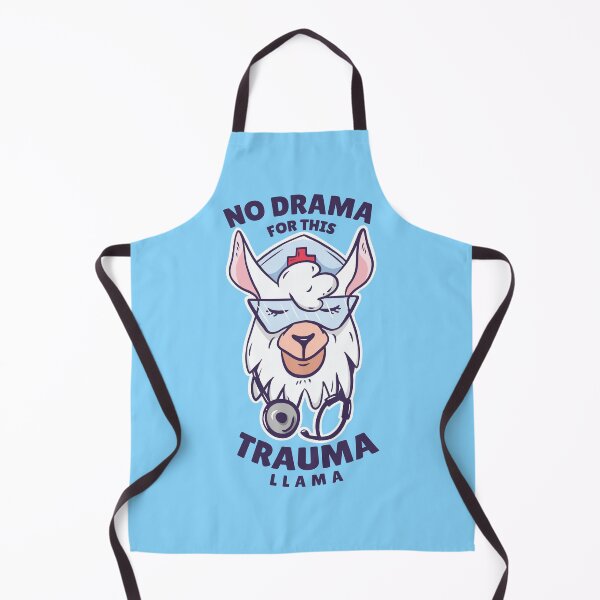 Item preview, Drama for this trauma llama Cute Nurse designed and sold by Piztees.