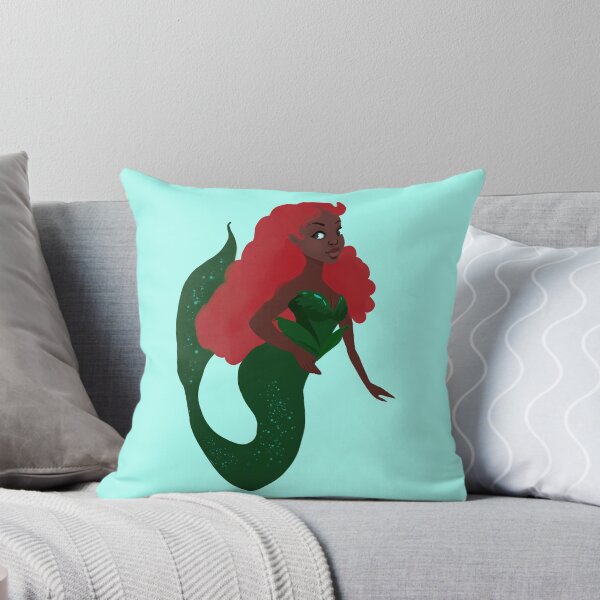 Item preview, Redhead Black Girl Mermaid  designed and sold by Patricia Grannum.