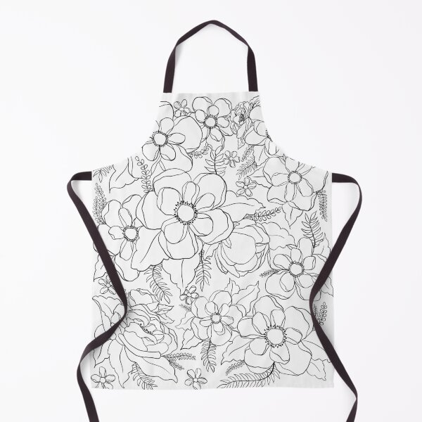 Item preview, Floral Line Drawing designed and sold by rc-art.