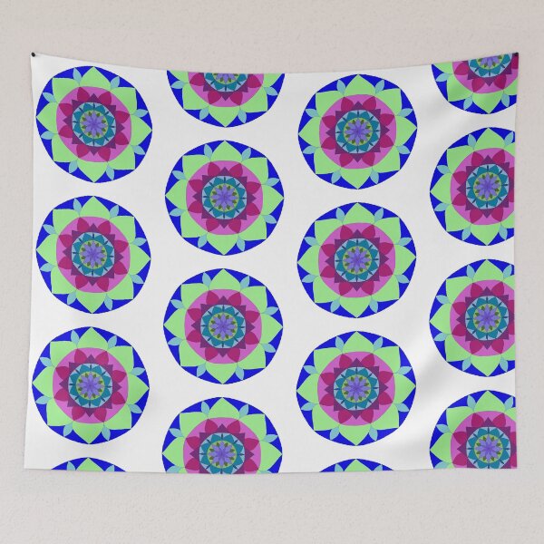 Item preview, simple colorful mandala designed and sold by annimandala08.