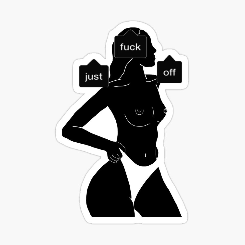 via Udgravning hende Just Fuck Off Illustration" Poster by daisycreations- | Redbubble