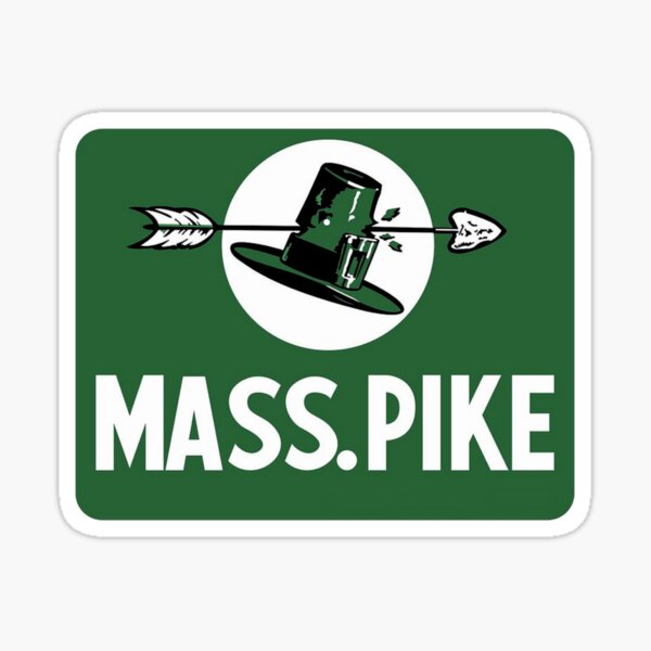 Item preview, Mass Pike Road Sign with Pilgrim Hat designed and sold by WigOutlet.