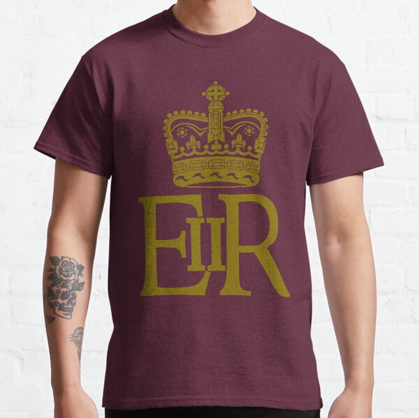 Die königliche Chiffre von Königin Elizabeth II Classic T-Shirt