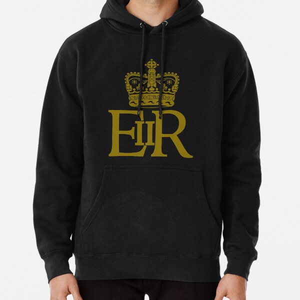 The Royal Cypher of Queen Elizabeth II Pullover Hoodie
