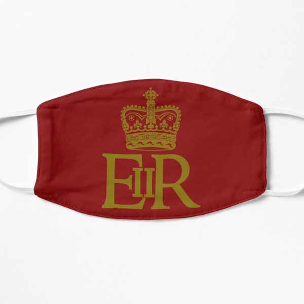 The Royal Cypher of Queen Elizabeth II Flat Mask
