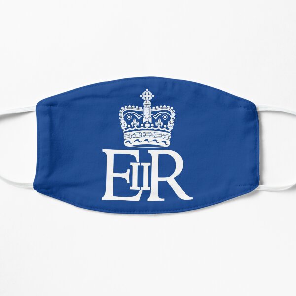 The Royal Cypher of Queen Elizabeth II Flat Mask