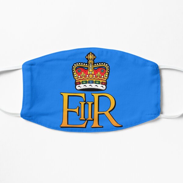 The Royal Cypher of Queen Elizabeth II Flat Mask