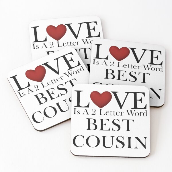 Item preview, Love Is A 2 Letter Word - Best Cousin designed and sold by Xzendor7 Digital Art Creations.